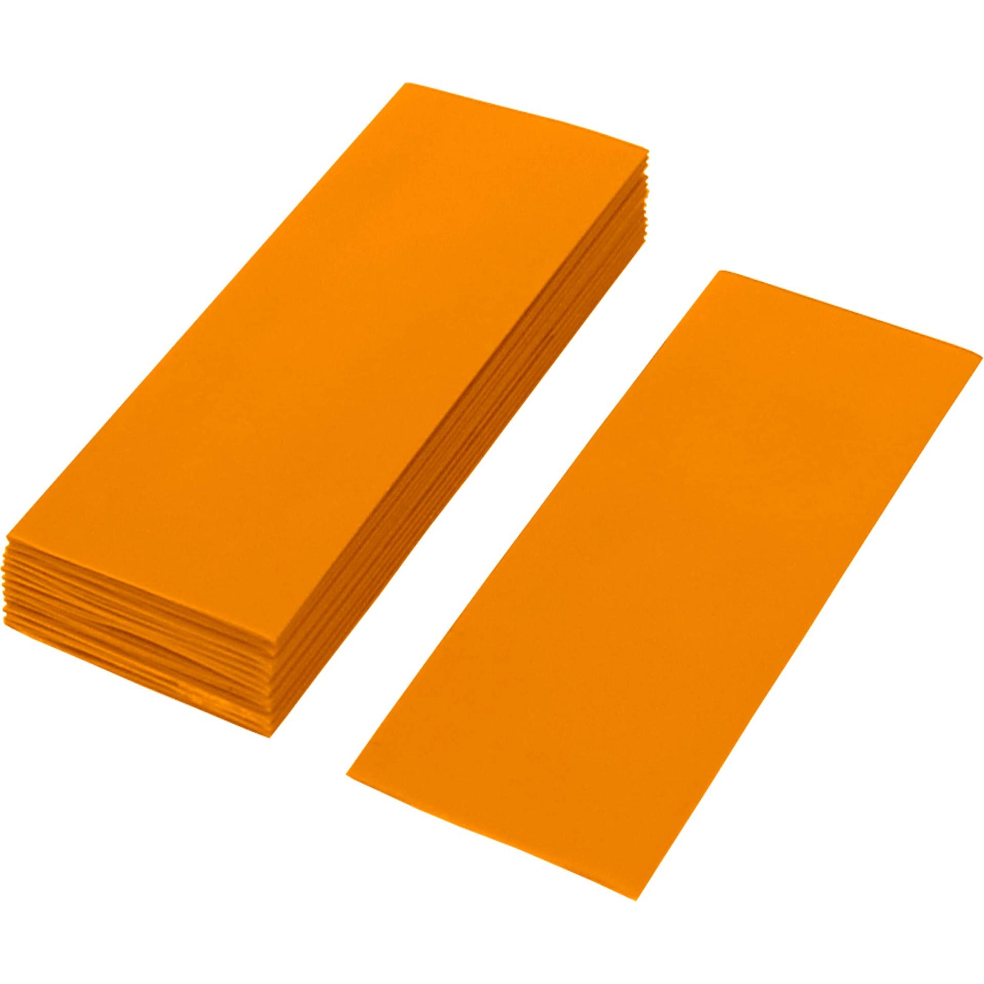 ISOLATECH 10 Stk PVC Schrumpfschlauch geschnittene 72mm Stücke orange ohne Kleber Flachmaß 30mm (Ø19,1mm) Schrumpfverhältnis 2:1 zum Isolieren von 18650 Akku Batterien unbeschriftet (Ø19,1mm 72mm) von ISOLATECH