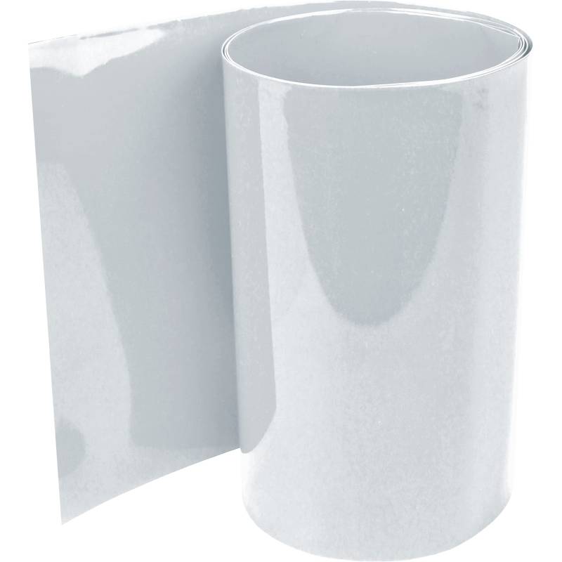 ISOLATECH PVC Schrumpfschlauch Meterware transparent ohne Kleber Flachmaß 175mm (Ø111,4mm) 10 Meter Schrumpfverhältnis 2:1 Set zum Isolieren von 18650 Akku Batterien unbeschriftet (Ø111,4mm 10 Meter) von ISOLATECH