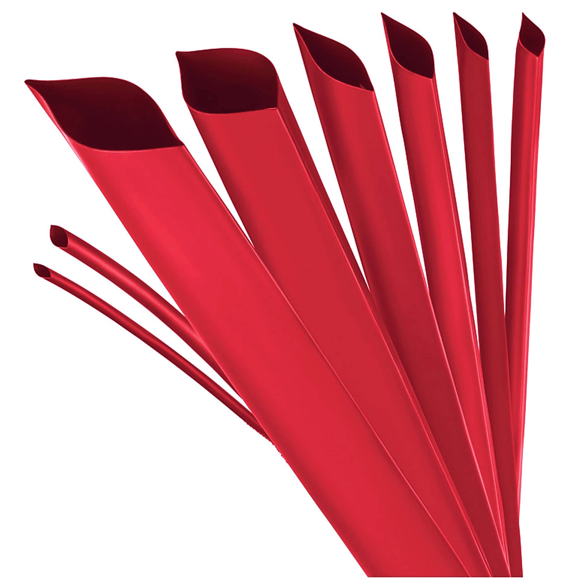 ISOLATECH Schrumpfschlauch Meterware rot ohne Kleber Ø18mm 10 Meter Schrumpfverhältnis 3:1 Set Polyolefin zum Isolieren von Kabel Lötverbindungen unbeschriftet UV beständig (Ø18mm 1Meter) von ISOLATECH