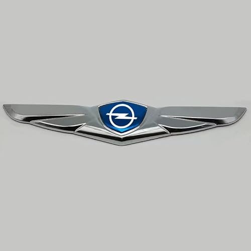 Auto Embleme für Opel Meriva 2003-2010,Metall Auto Vorderseite Logo Abzeichen Badge Kühlergrill Frontstoßstange Heckkoffer Embleme Auto Ersatzteile Zubehör,B von ISTOVO