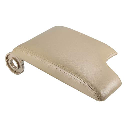 ISTOVO 1StüCk Lederarmlehne mit Kunststoff Platte für E46 3 Serie 1999-2005 Links Lenker Beige von ISTOVO