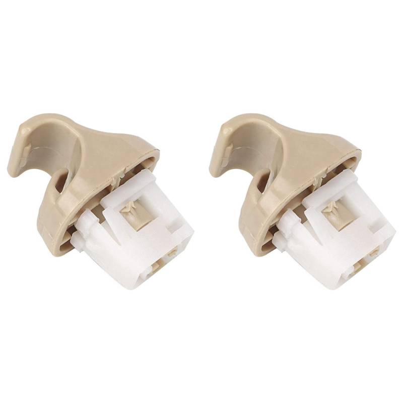 ISTOVO 2X für Den Neuen 2003-2007 SONNENBLENDENHALTER Clip - BEIGE Interior von ISTOVO