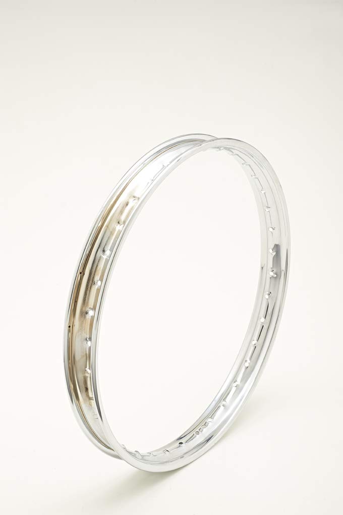 Felge aus verchromtem Stahl Chrome Stahl Wheel RIM Italia Felge 1,35 x 17 36 Löcher von ITALCERCHIO