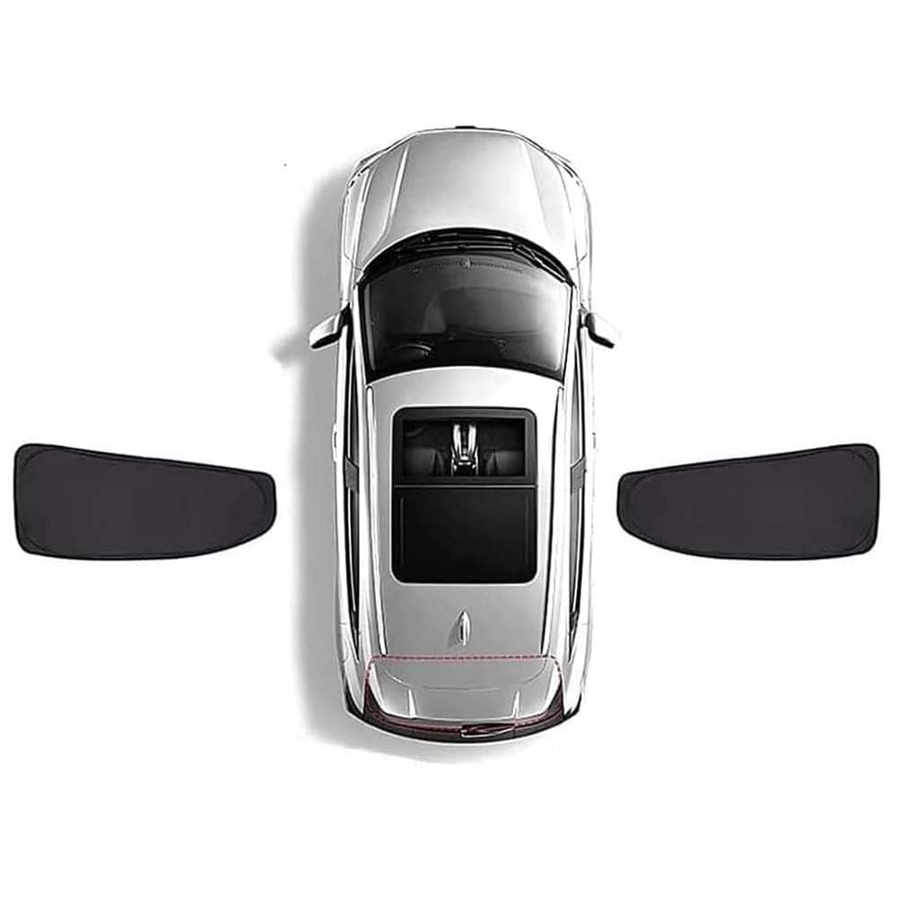 Auto Seitenfenster Sonnenschutz FüR Audi Q5L 2018-2025, Magnetischer Front Heck Seitenscheibe Visier Auto Mesh Sonnenblende Sommerschutz,B/2 Rear Doors von IUHYGUHGTFS