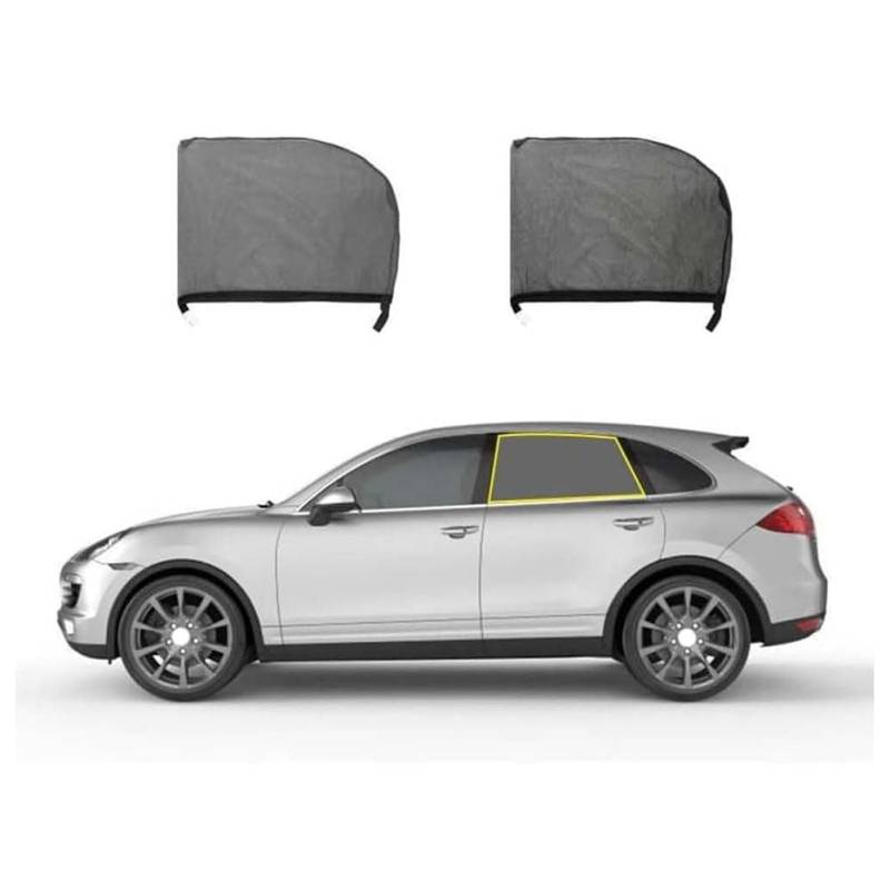 Auto Seitenfenster Sonnenschutz für Hyundai Ioniq 5 2010-2025, Universal Seitenfenster Sonnenblende UV Schutz Autofenster ZubehöR,B/Rear-Window von IUHYGUHGTFS