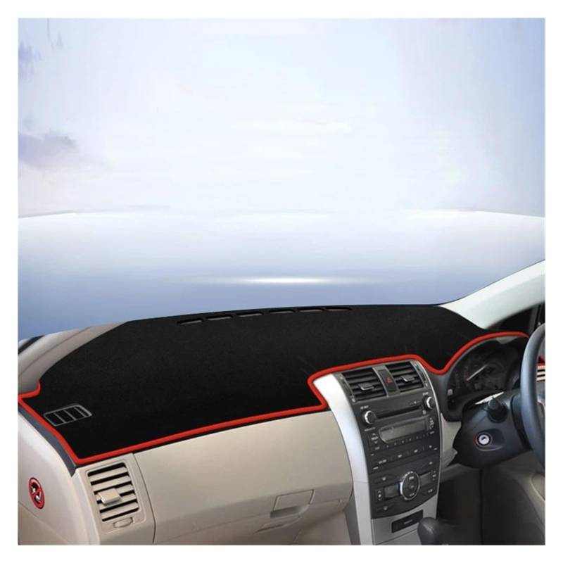 Auto Armaturenbrett Abdeckungsmatte Für Toyota Für Corolla E140 E150 2006 2007 2008 2009 2010 2011 2012 2013 Auto Dashboard Abdeckung Dash Matte Sonnenschutz Pad Zubehör Dash Ma(B LHD) von IUKMR