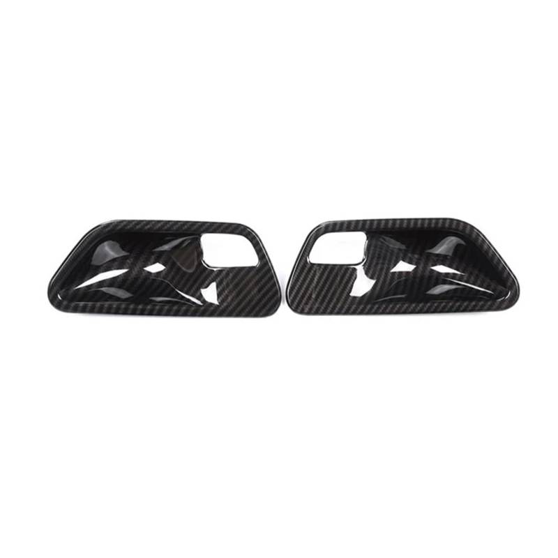 Auto Interieur Zubehör Für 3 4er F30 F31 F32 F35 2013-2019 ABS Plasti Innentürgriff Schüsselabdeckung Verkleidung Autozubehör 2/4 Stück Auto Innenraum(2 pieces Carbon fiber) von IUKMR