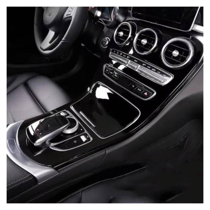 Auto Interieur Zubehör Für Benz Für GLC C-Klasse W205 X235 Auto Zentralsteuerung Gangschaltung Panel Abdeckungen Rahmen Innenverkleidung Aufkleber Autozubehör Auto Innenraum(C Short Axle A) von IUKMR