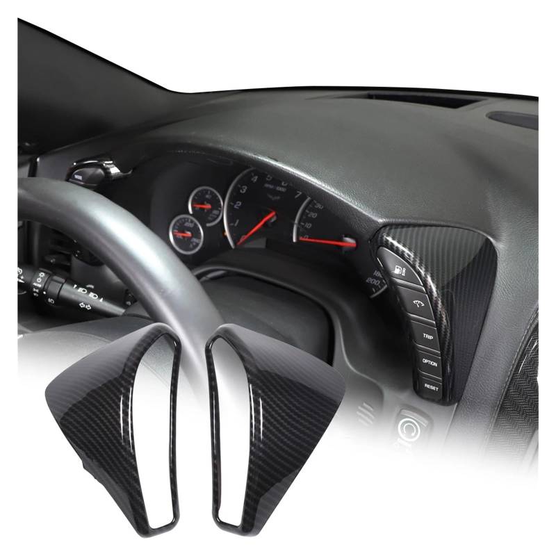 Auto Interieur Zubehör Für Chevrolet Für Corvette C6 2005-2013 Autoglas Liftrahmen Armlehne Box Schutzhülle Aufkleber Autozubehör Auto Innenraum(C) von IUKMR