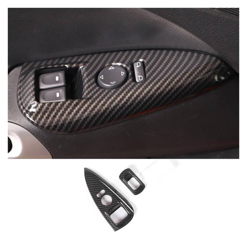 Auto Interieur Zubehör Für Chevrolet Für Corvette C6 2005-2013 Autoglas Liftrahmen Armlehne Box Schutzhülle Aufkleber Autozubehör Auto Innenraum(G) von IUKMR