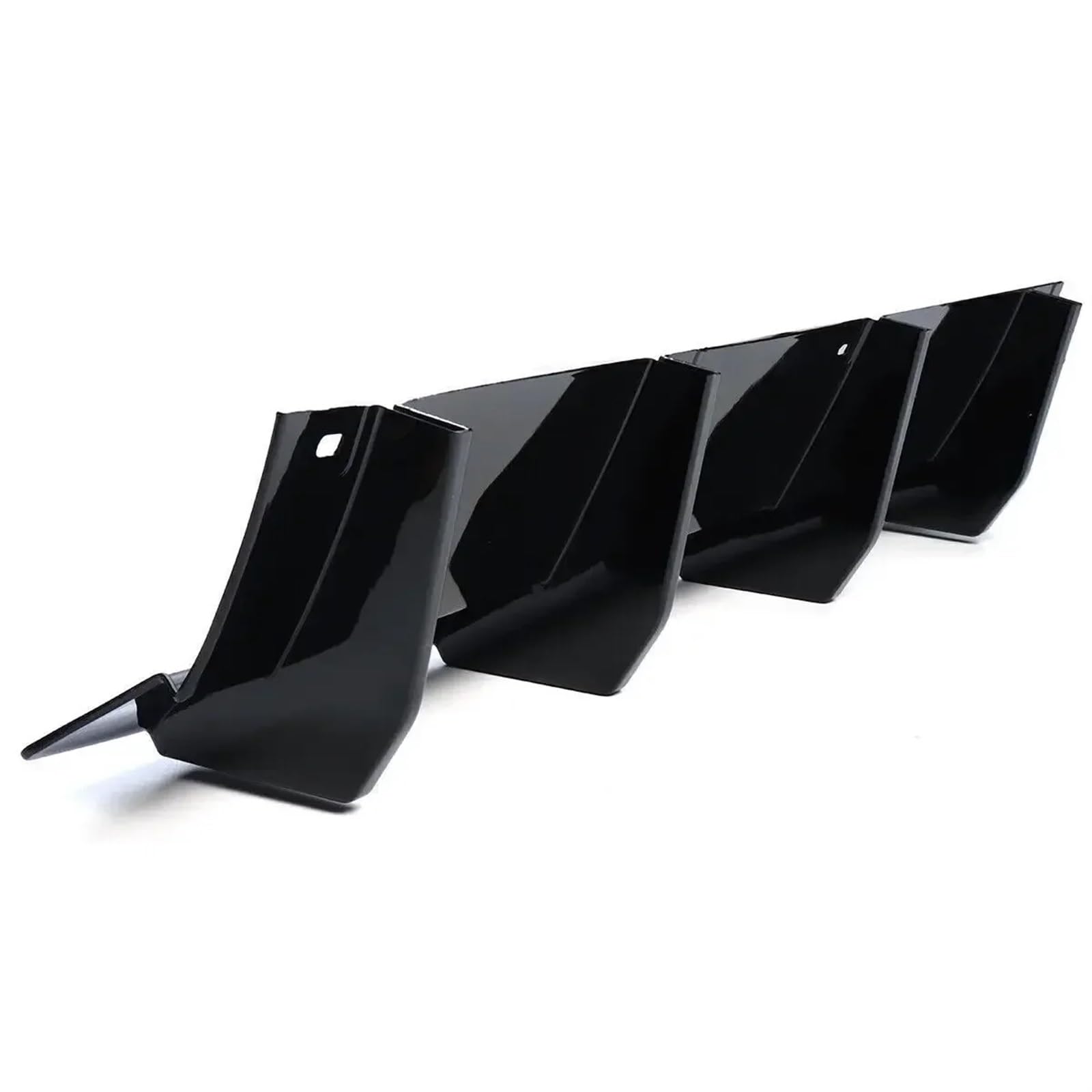 Frontspoiler Für 15-22 Für Dodge Für Challenger Heckstoßstange Diffusor Lip Splitter Shark Fin Spoiler Mattschwarz Glänzend Schwarz Front Spoiler Lippe(Glossy Black) von IUKMR