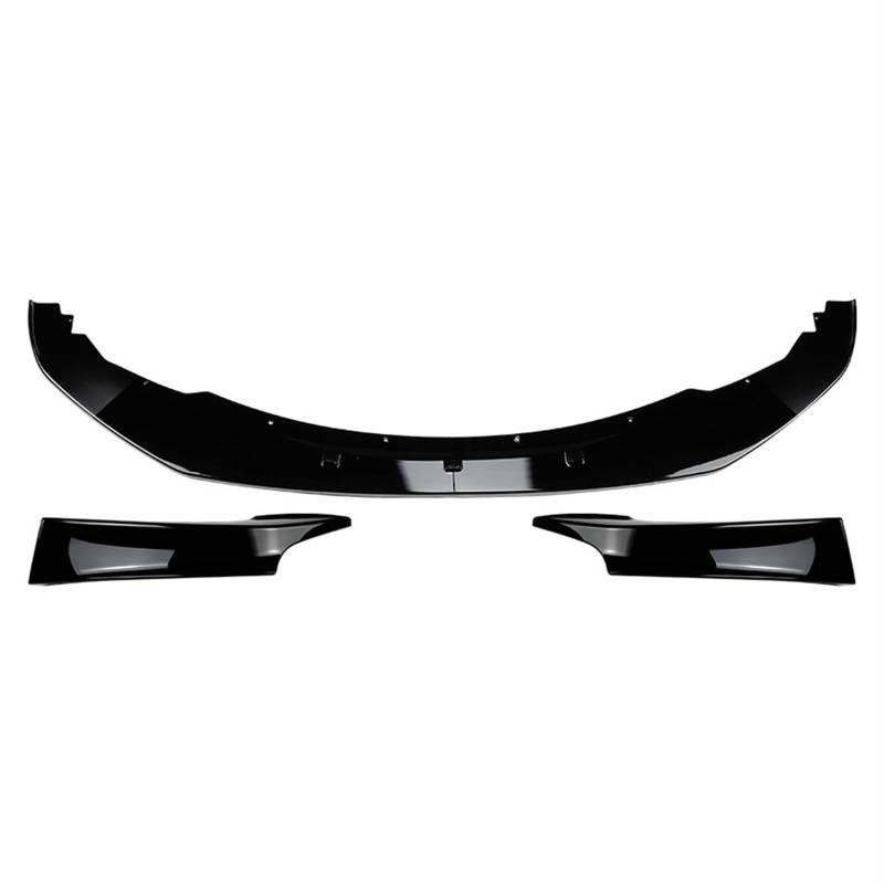 Frontspoiler Für 1er F20 F21 Sport Style 2012 Bis 2014 Canard Cover Trim Splitter Frontspoilerlippe Gloss Black Carbon Fiber Front Spoiler Lippe(1 Set Gloss Black) von IUKMR