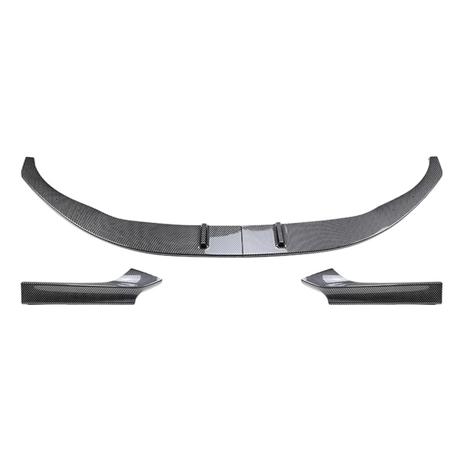 Frontspoiler Für 3er E90 E91 LCI 320i 2009-2012 Auto Frontstoßstange Lip Splitter Diffusor Body Kits Spoiler Stoßstange Schutzfolie Front Spoiler Lippe(Carbon Look) von IUKMR