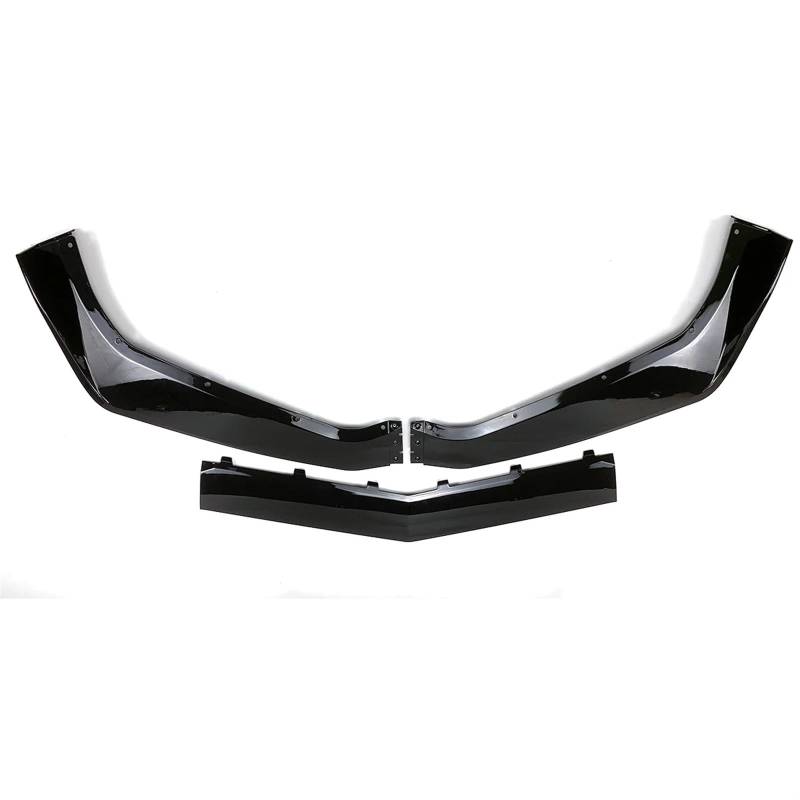 Frontspoiler Für Chevrolet Für Corvette C7 Für Zr1 Stoßstange 2014-2019 Auto Front Stoßstange Lip Spoiler Unteren Körper Kit Auto Zubehör Front Spoiler Lippe(Glossy Black) von IUKMR