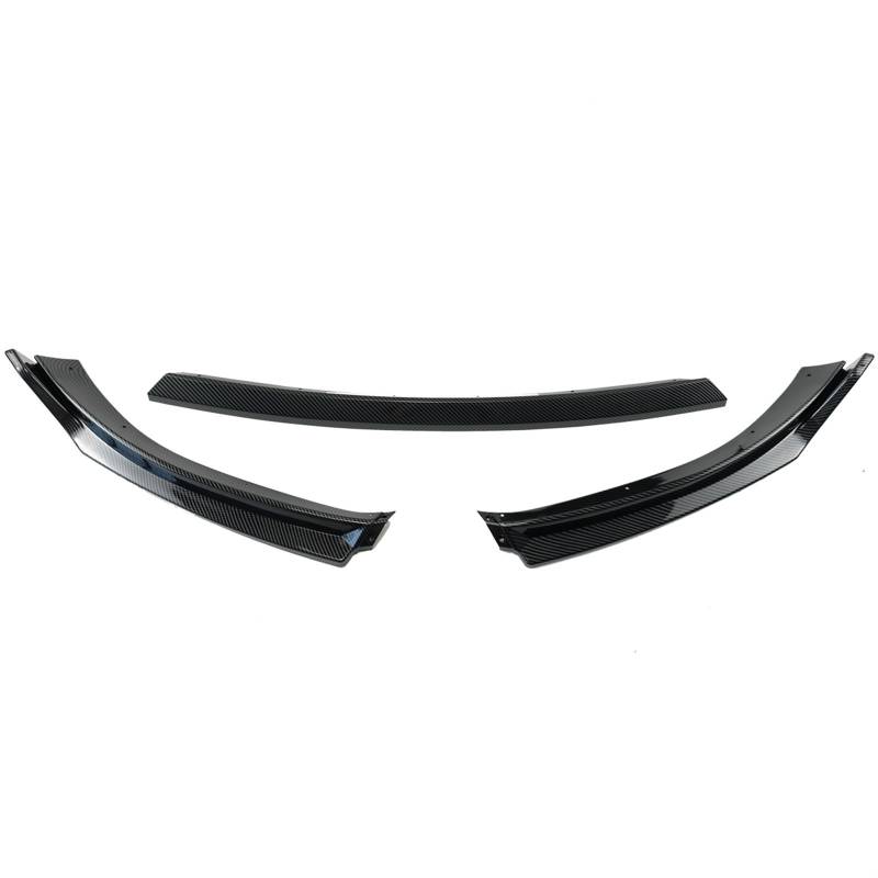 Frontspoiler Für VW Für Golf MK6 6 Standard Für TSI Für TDI Für MPI 2008-2013 Auto Front Stoßstange Lip Spoiler Splitter Carbon Faser Look Front Spoiler Lippe(Carbon Look) von IUKMR