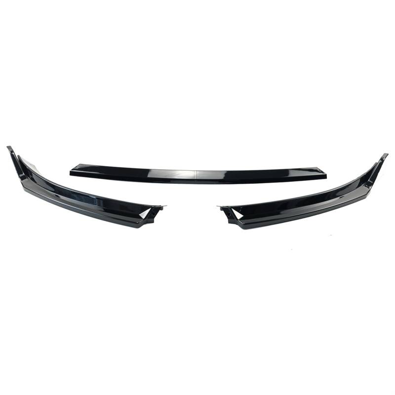 Frontspoiler Für VW Für Golf MK6 6 Standard Für TSI Für TDI Für MPI 2008-2013 Auto Front Stoßstange Lip Spoiler Splitter Carbon Faser Look Front Spoiler Lippe(Glossy Black) von IUKMR