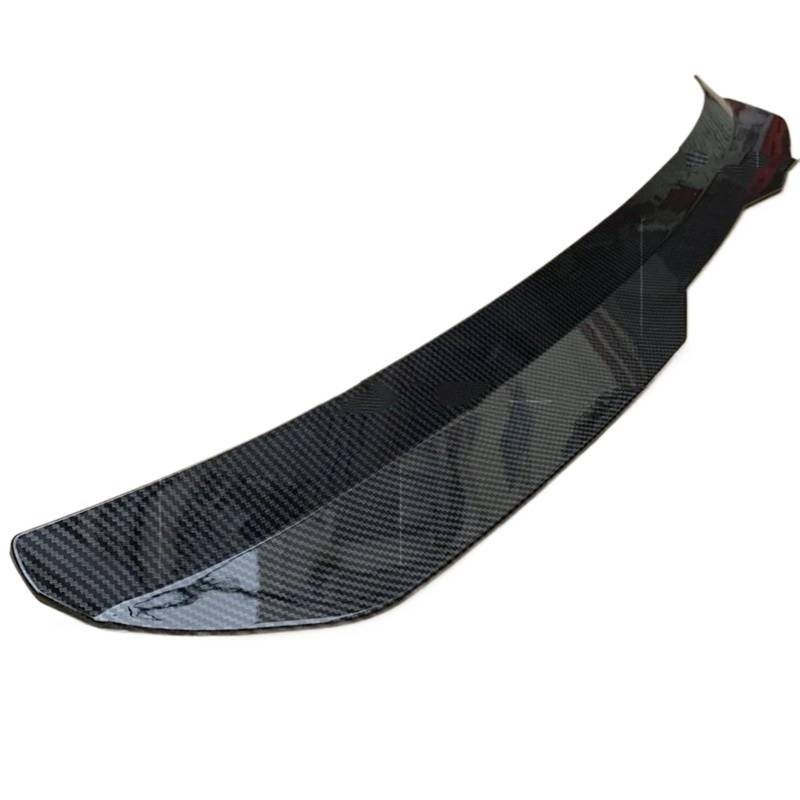 Heckspoiler Für SEAT Für Ibiza MK5 6F Spoiler Verlängerung Lip 2017-2021 Carbon Look ABS Auto Stamm HINTEN Dach Flügel Mini Spoiler Auto Spoiler Flügel(Carbon Fiber) von IUKMR