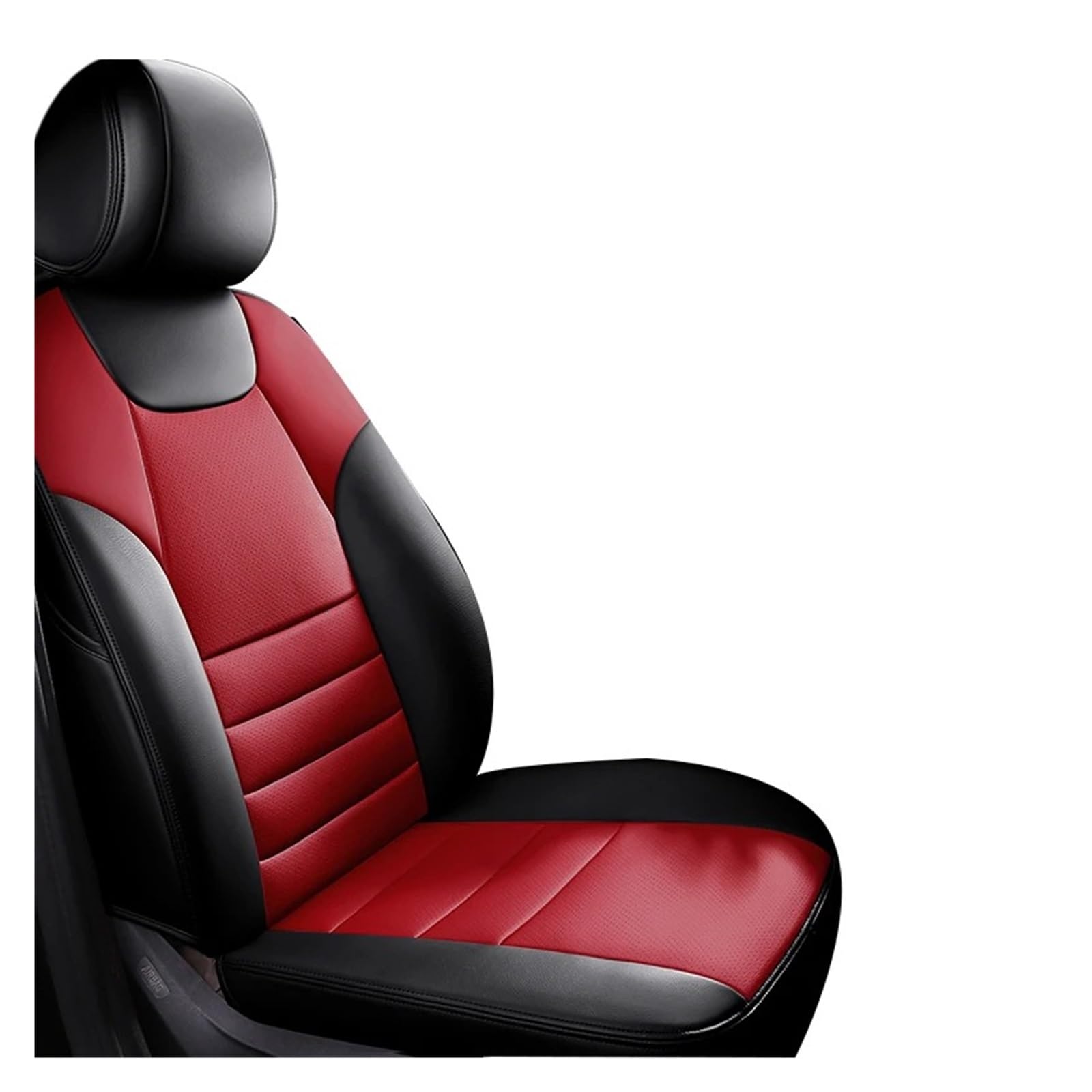 IUKMR Sitzbezüge Auto Für Chevrolet Für Cruze Für Captiva Für Onix Für Orlando Für Sonic Für Sail Für Malibu Autositzbezug Autoinnenausstattung Sitzbezüge Auto Set(1Piece-Black Red) von IUKMR