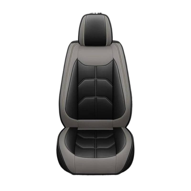 IUKMR Sitzbezüge Auto Für FIAT Für Panda Für Lancia Für Ypsilon Universeller Autositzbezug Sitzbezüge Auto Set(Black Grey) von IUKMR