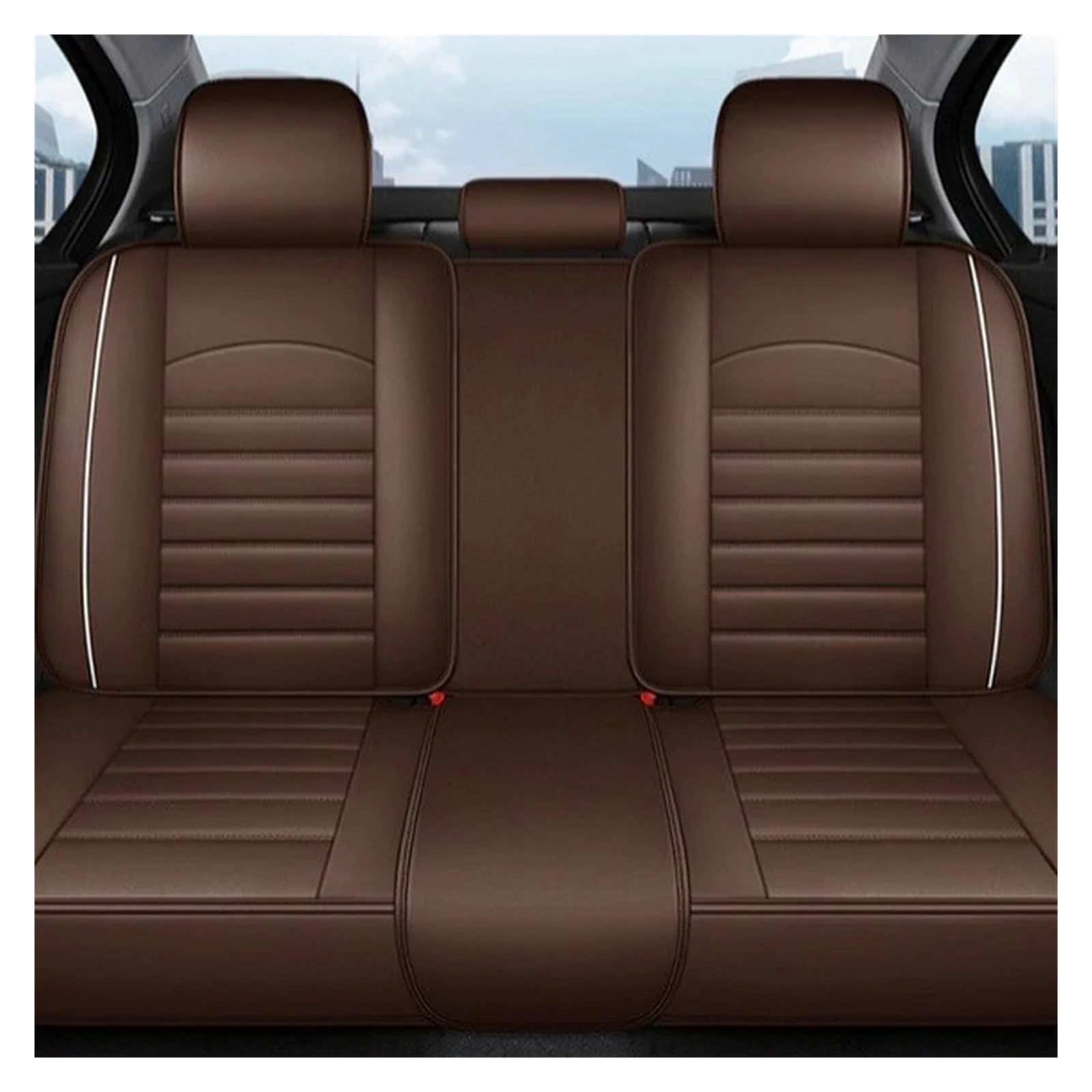 IUKMR Sitzbezüge Auto Für Für Pajero 4 2 Für Sport Für Outlander XL Für ASX Universal All Inclusive Autositzbezug Sitzbezüge Auto Set(D-Rear seat Cover) von IUKMR