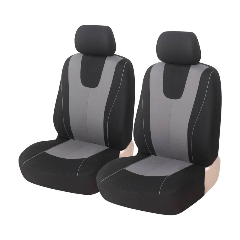 IUKMR Sitzbezüge Auto Für Great Für Wall M1 Für M2 Für M4 Für Hover H3 X200 Für Hover H6 Für Coupe Autositzschutzbezug Sitzbezüge Auto Set(2Seats-Grey) von IUKMR