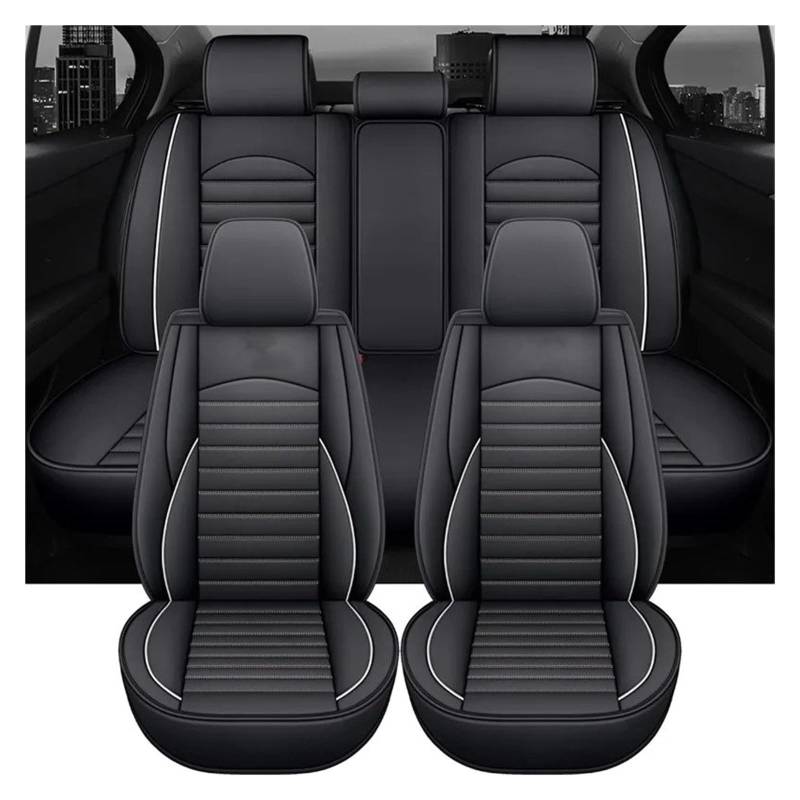 IUKMR Sitzbezüge Auto Für Hyundai Für I10 Universal Leder Autositzbezüge Sitzbezüge Auto Set(5 Piece-C) von IUKMR