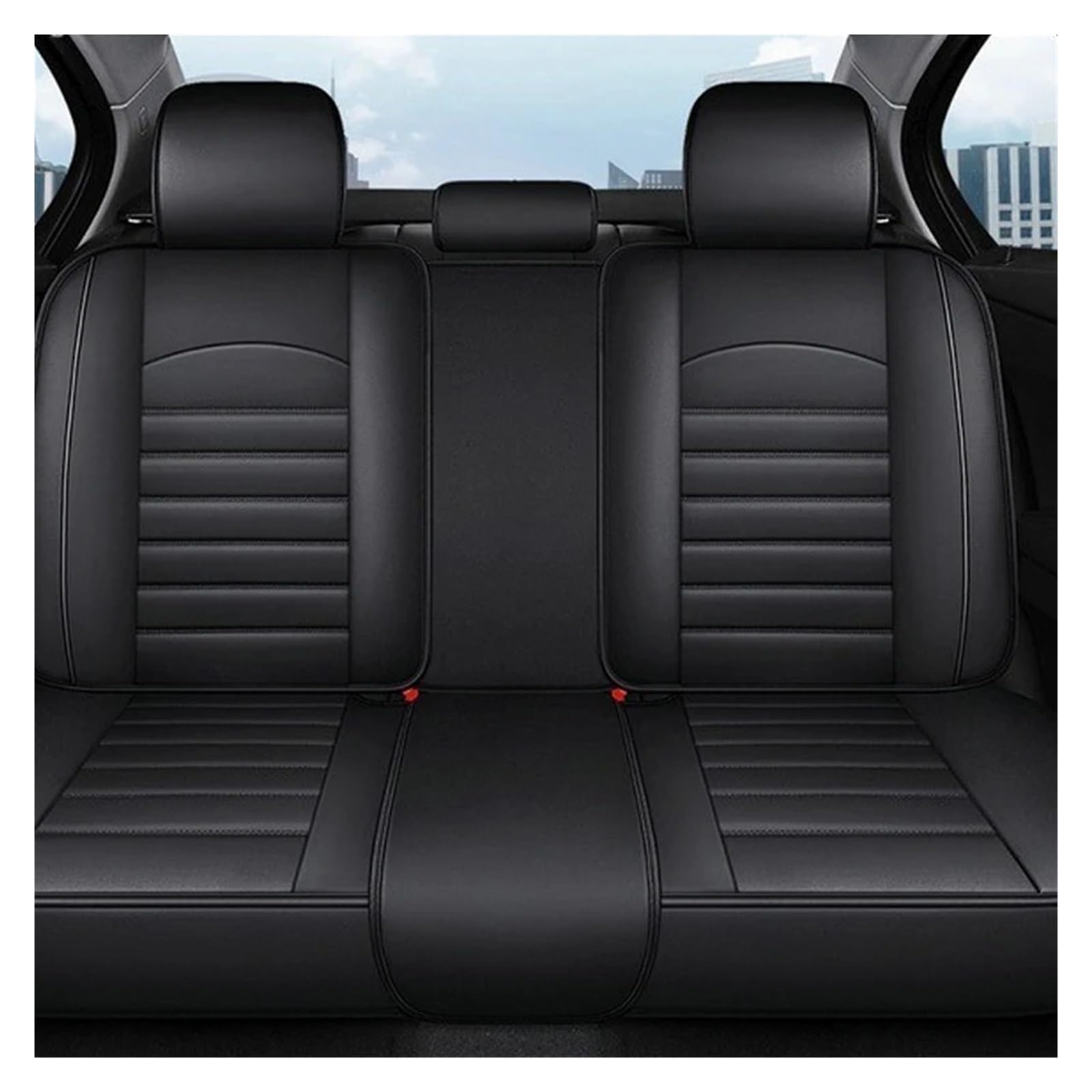 IUKMR Sitzbezüge Auto Für Hyundai Für Ix35 Für Santa Für Tucson Für Renalang Für Domina Für Elantra Für Accent Universeller All-Inclusive-Autositzbezug Sitzbezüge Auto Set(A-Rear seat Cover) von IUKMR