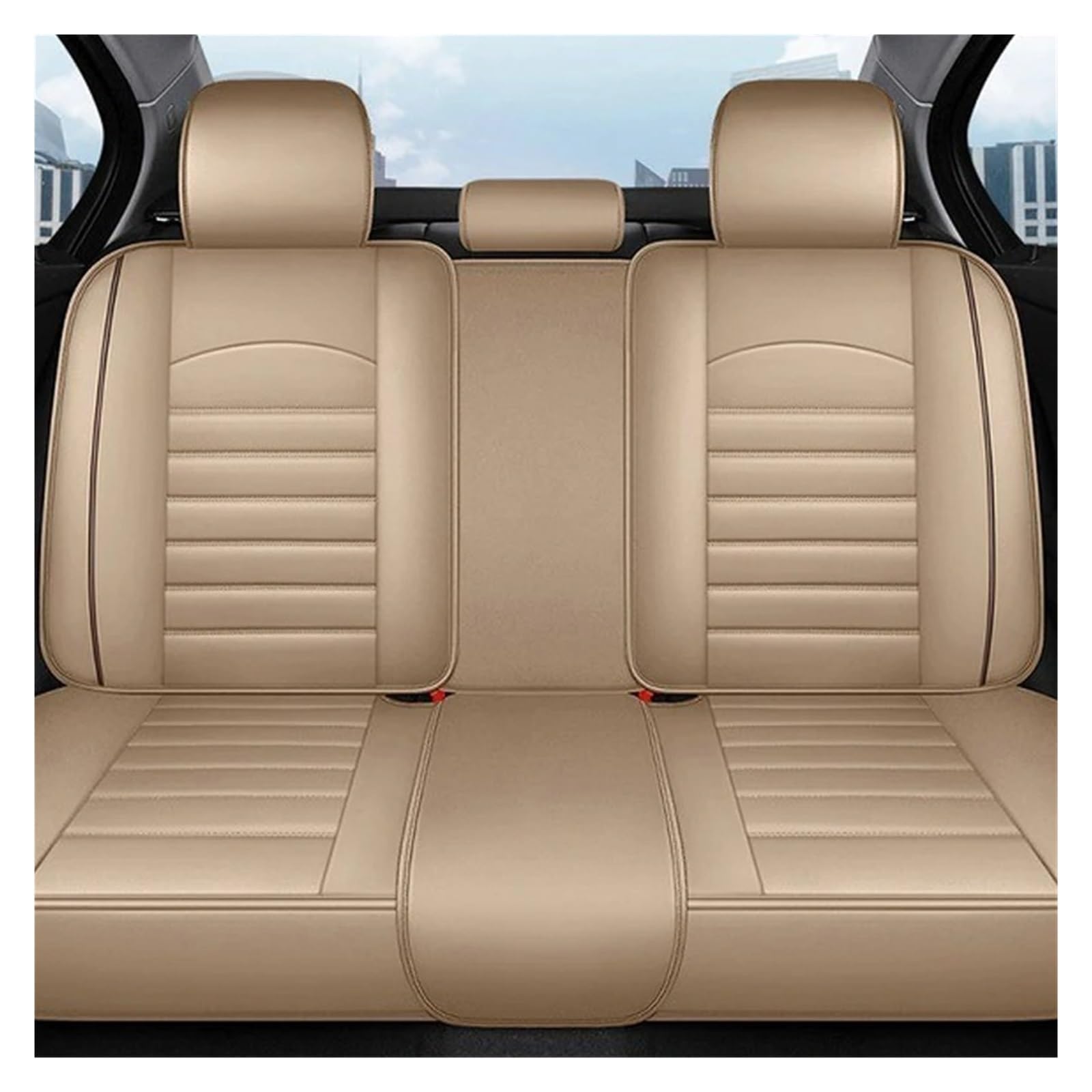 IUKMR Sitzbezüge Auto Für Hyundai Für Ix35 Für Santa Für Tucson Für Renalang Für Domina Für Elantra Für Accent Universeller All-Inclusive-Autositzbezug Sitzbezüge Auto Set(E-Rear seat Cover) von IUKMR