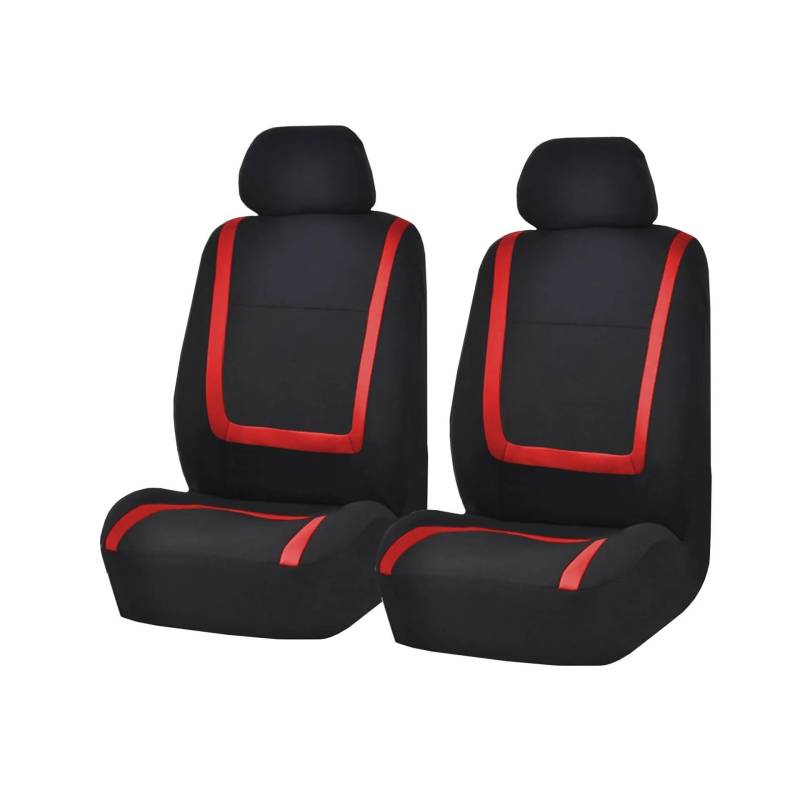 IUKMR Sitzbezüge Auto Für Infiniti M25 M30 M35 M45 Für ESQ FX QX30 QX50 QX56 QX60 QX70 QX80 Q45 Q50 Q60 Autositzbezüge Sitzbezüge Auto Set(2Seats-Red) von IUKMR