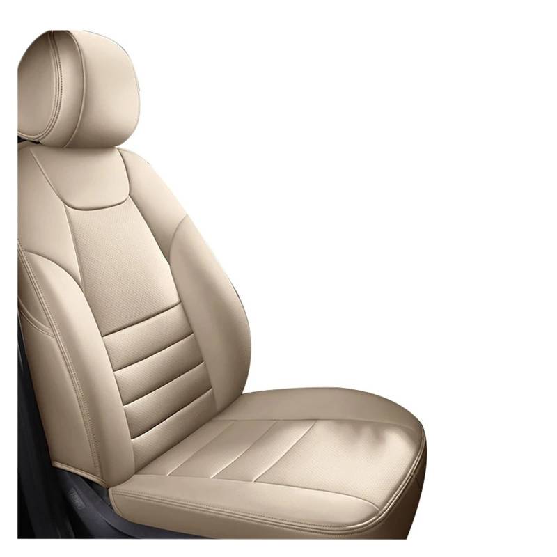 IUKMR Sitzbezüge Auto Für Mini Für Cooper R56 Für Countryman Für Clubman Für Paceman Autositzbezug Auto-Innenausstattung Sitzbezüge Auto Set(1Piece-Beige) von IUKMR