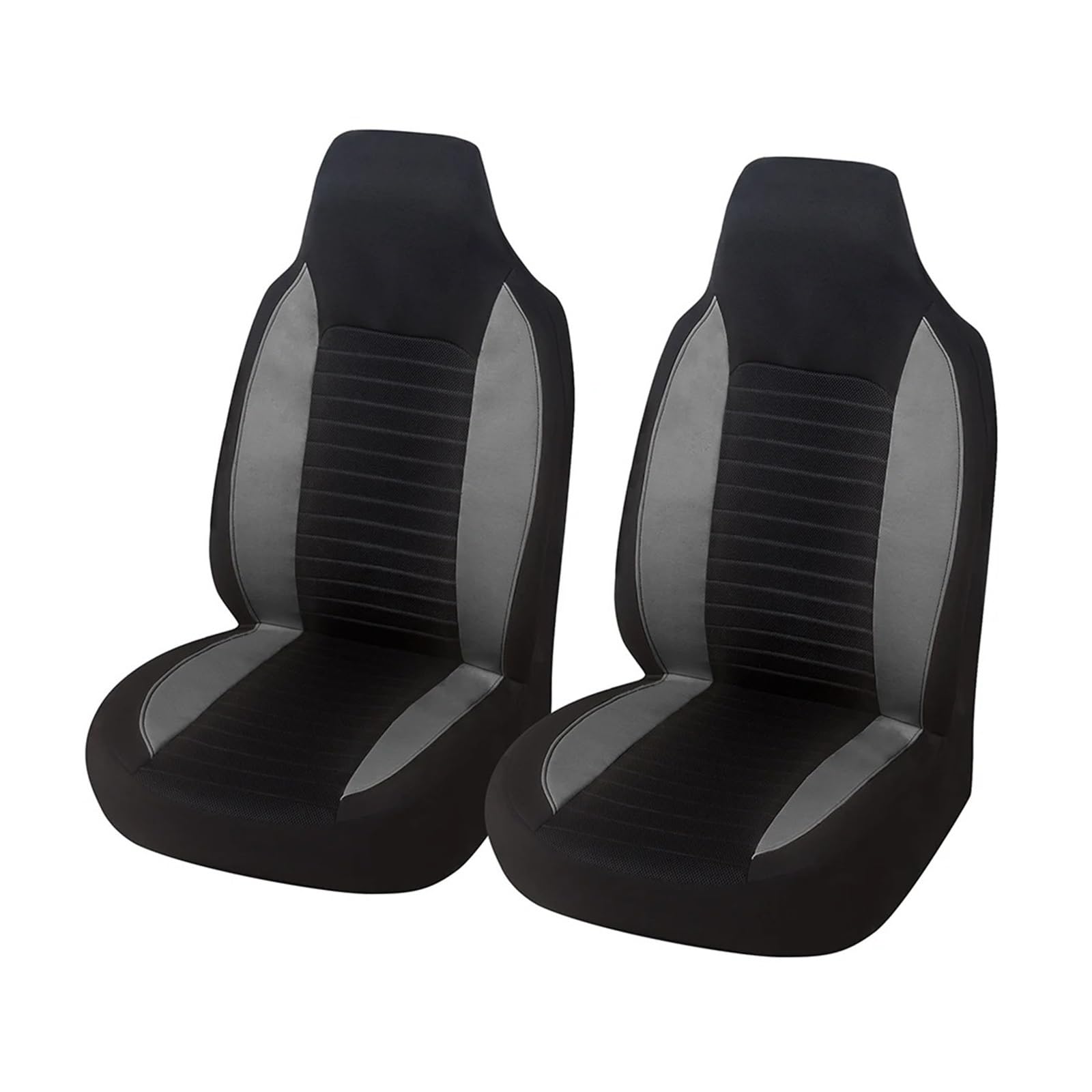 IUKMR Sitzbezüge Auto Für Nissan Für Rogue Bucket Style Autositzbezüge Universal EIN Paar Auto Vordersitzschutz Sitzbezüge Auto Set(2Piece Gray-B) von IUKMR