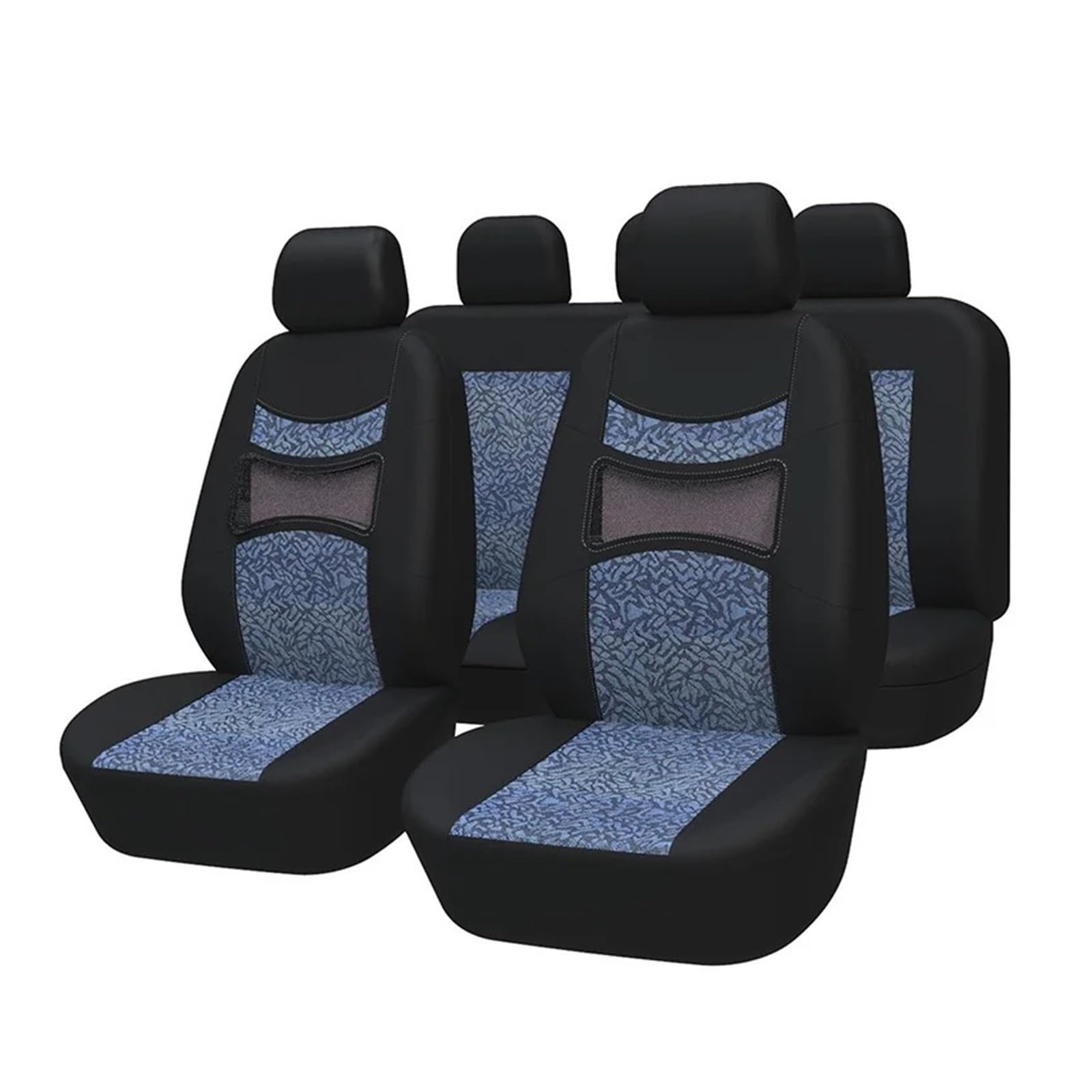 IUKMR Sitzbezüge Auto Für Suzuki Für Swift Auto Sitz Abdeckung Komplette Set Universal Sitzbezüge Auto Sitz Schutz Sitzbezüge Auto Set(Blue) von IUKMR