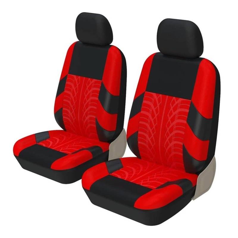 IUKMR Sitzbezüge Auto Für Toyota Für Nadia Universal Autositzbezüge Set Für Fahrzeuge SUVs Vans Limousinen Airbag Kompatibel Sitzbezüge Auto Set(RED) von IUKMR