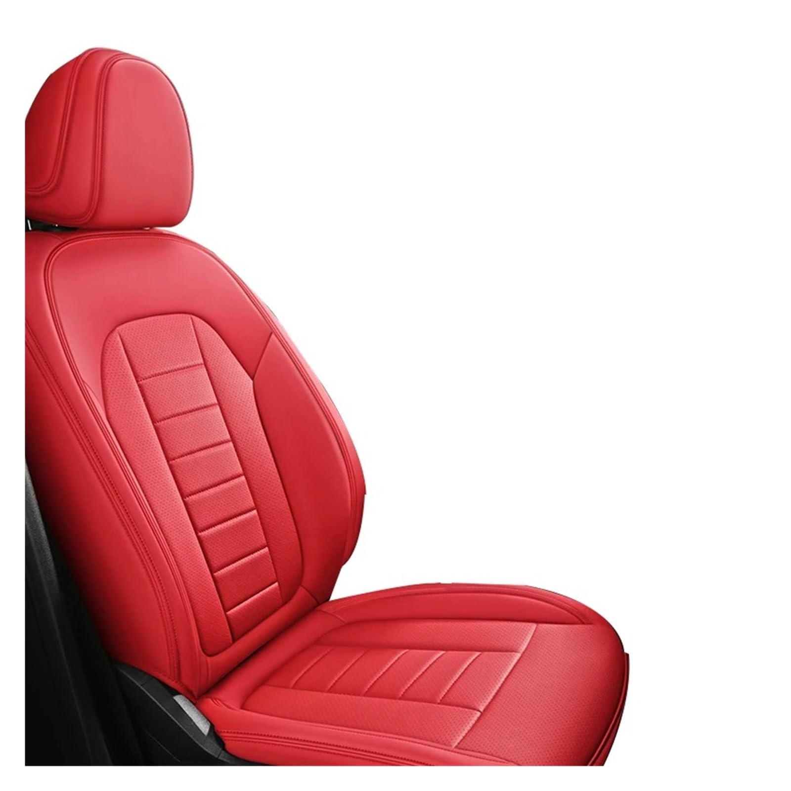 IUKMR Sitzbezüge Auto Für VW Für Golf Cc Für Polo Für Tiguan Für Passat Für New Für Beetle Für Jetta Für Bora Autositzbezug Sitzbezüge Auto Set(1Piece-Red) von IUKMR