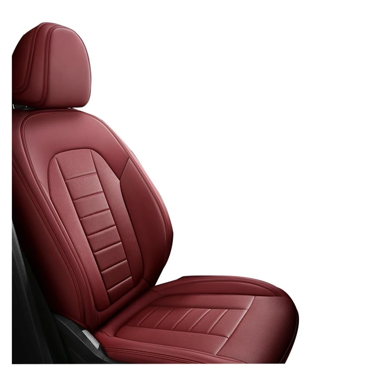 IUKMR Sitzbezüge Auto Für VW Für Golf Cc Für Polo Für Tiguan Für Passat Für New Für Beetle Für Jetta Für Bora Autositzbezug Sitzbezüge Auto Set(1Piece-Wine Red) von IUKMR