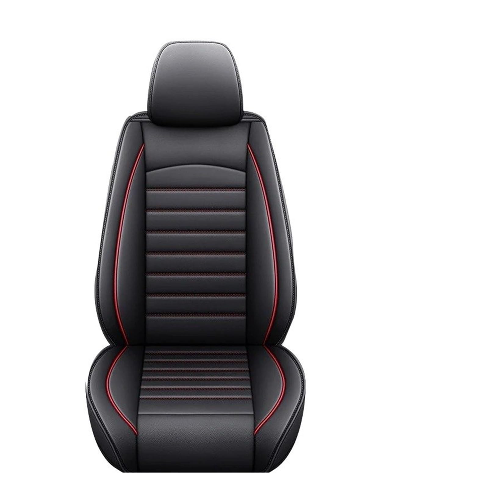 IUKMR Sitzbezüge Auto Für VW Für Polo Für Quest Für Tiguan Für Jetta Für Golf Für Lavida Für Sagitar All Inclusive Autositzbezug Sitzbezüge Auto Set(Black Red) von IUKMR