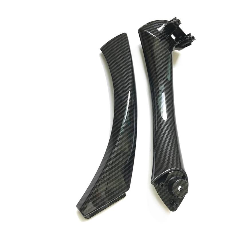 Innen Autotürgriff Für 3 Serie E90 E91 E92 316 318 320 325 328i 2004-2012 Links Rechts Innen Tür Pull Griff Mit Abdeckung Trim Auto Innen Türgriff(Carbonfiber Left) von IUKMR