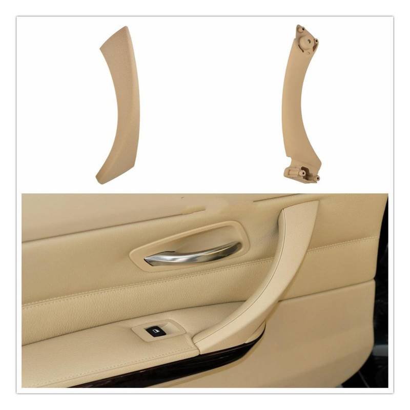 Innen Autotürgriff Für 3 Serie E90 E91 E92 316 318 320 325 328i Teil Innentüren Panel Griff Bar Pull Trim Abdeckung Vollen Satz Innentürgriffe Auto Innen Türgriff(Beige(on The Left)) von IUKMR