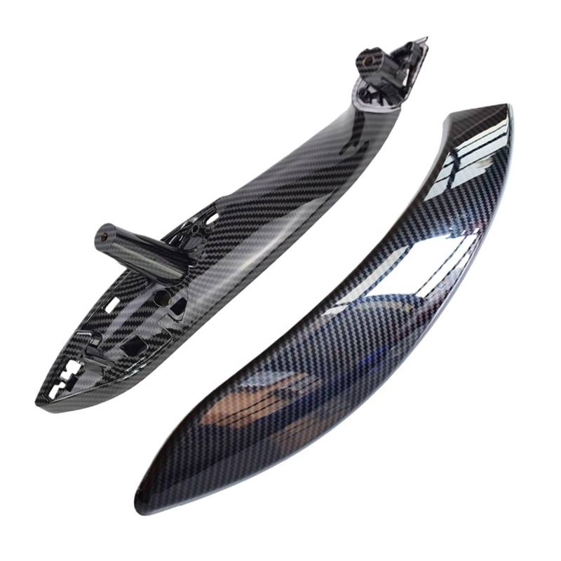 Innen Autotürgriff Für 3 Serie F30 F31 F32 F33 F34 F35 F36 F80 Carbon Fiber Vorne Hinten Links/Rechts Auto Innen Tür Pull Griff Abdeckung Auto Innen Türgriff(Rear-Left-Set) von IUKMR