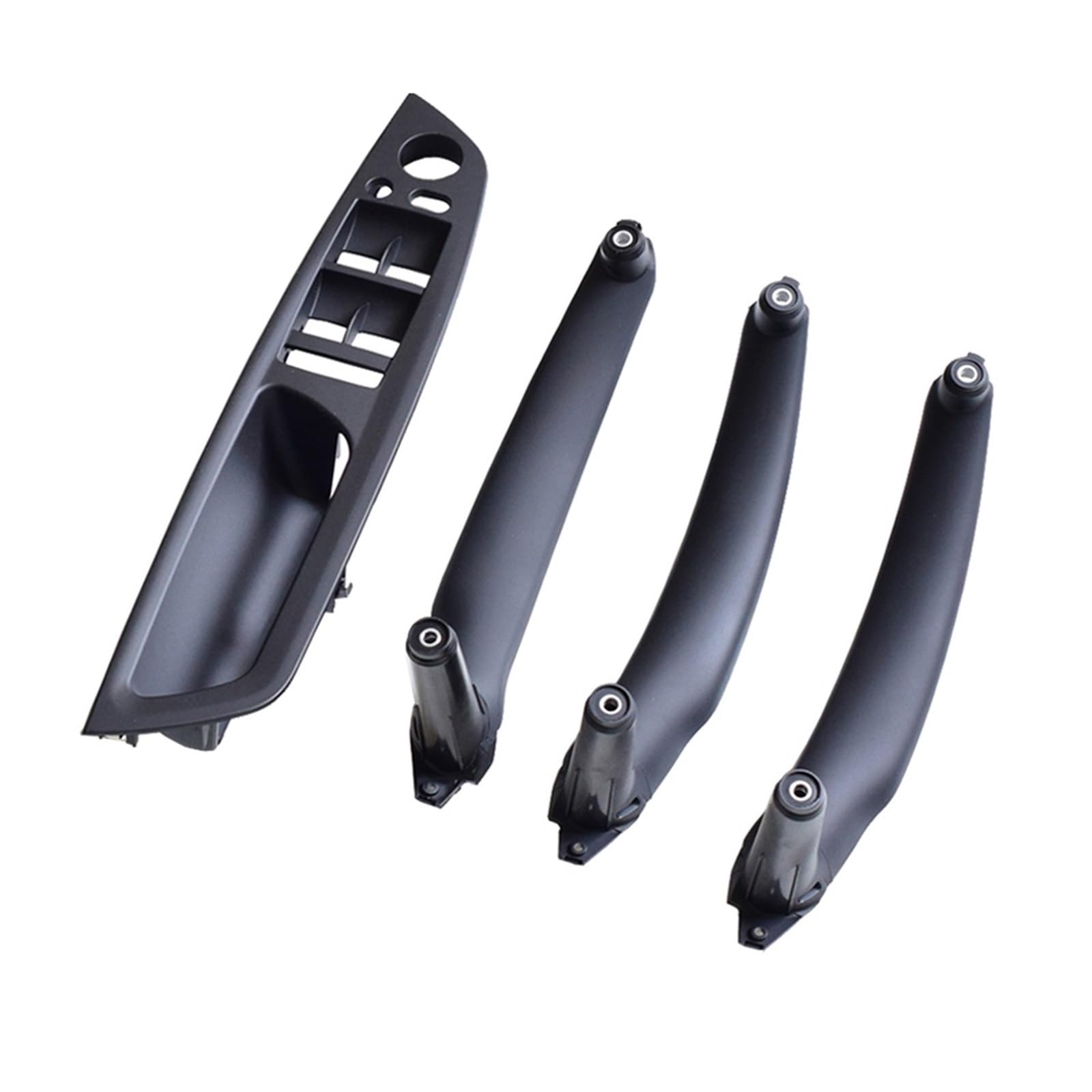 Innen Autotürgriff Für E70 E71 E72 X5 X6 2007-2014 Auto Innen Tür Griff Inneren Panel Pull Trim Abdeckung Armlehne Carbon Faser Auto Innen Türgriff(LHD Black 4piece) von IUKMR