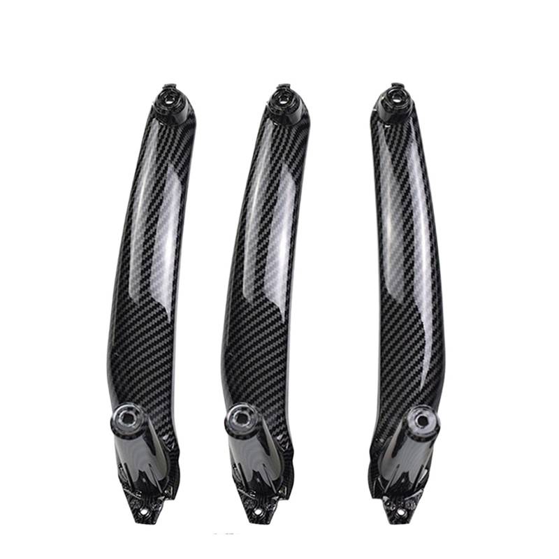 Innen Autotürgriff Für E70 E71 E72 X5 X6 2007-2014 Carbon Faser Auto Innen Tür Armlehne Griff Inneren Panel Pull Trim Abdeckung Links Rechts Auto Innen Türgriff(RHD-Carbon-3piece) von IUKMR