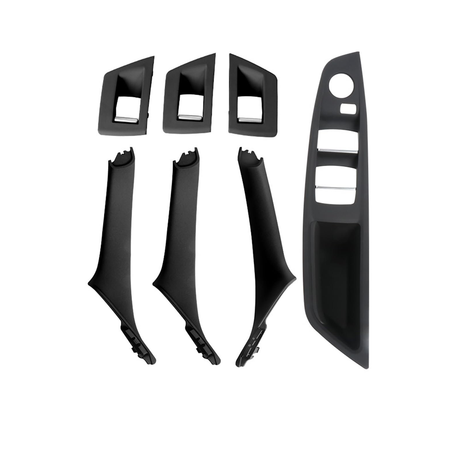 Innen Autotürgriff Für F10 F11 5 Serie 2010 2011 2012 2013 2014 2015 2016 2017 Auto Innen Tür Griff Trim Fenster Schalter Panel Griff Set Auto Innen Türgriff(RHD Black) von IUKMR