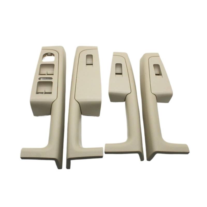 Innen Autotürgriff Für Skoda Für Superb 2008-2013 3TD867157 2/4piece Auto Vorne Hinten Innen Tür Griff Armlehne Rahmen Schalter Bedienfeld Trim Auto Innen Türgriff(4piece-Beige) von IUKMR