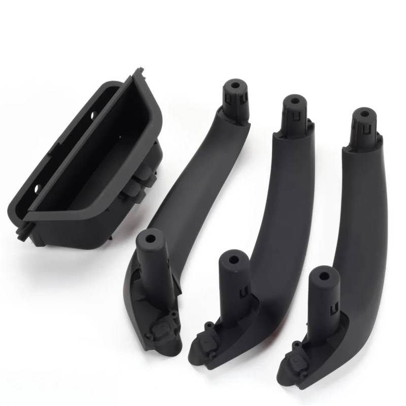 Innen Autotürgriff Für X3 X4 F25 F26 2010-2016 LHD RHD Auto Vorne Links Tür Inner Griff Pull Trim Tür Innen Panel Griff 51417250307 Auto Innen Türgriff(LHD 4PCS Black) von IUKMR