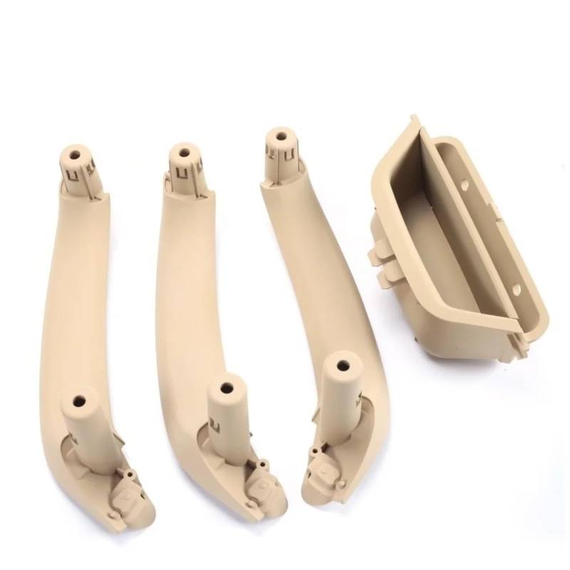 Innen Autotürgriff Für X3 X4 F25 F26 2010-2016 LHD RHD Auto Vorne Links Tür Inner Griff Pull Trim Tür Innen Panel Griff 51417250307 Auto Innen Türgriff(RHD 4PCS Beige) von IUKMR