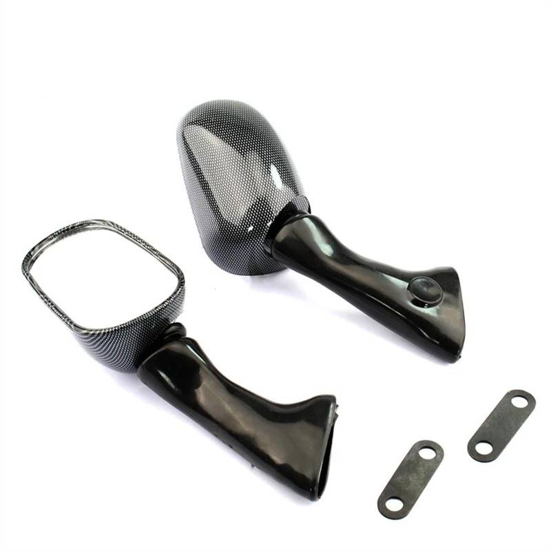 Motorrad Spiegel Für CBR900RR Für CBR 900 RR 1993 1994 1995 1996 1997 Für VFR750F Für VFR 750F 1994 Street Bike Motorrad Rearview Außenspiegel Lenkerendenspiegel Motorrad(Carbon Fiber) von IUKMR