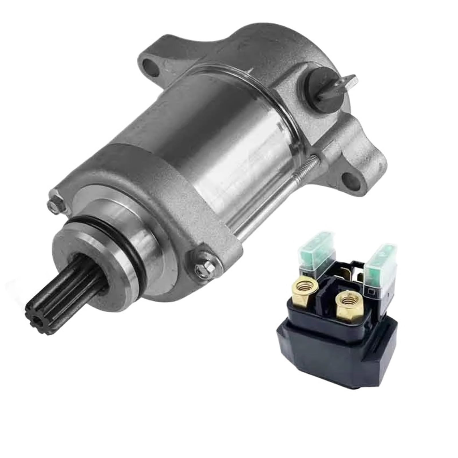 Motorrad Starter Motor Für Aprilia SXV 450 SXV 550 RXV 450 RXV 550 2006–2011 OEM AP9150090 9-Zahn-Anlasser-Relais-Set Elektro Anlasser von IUKMR