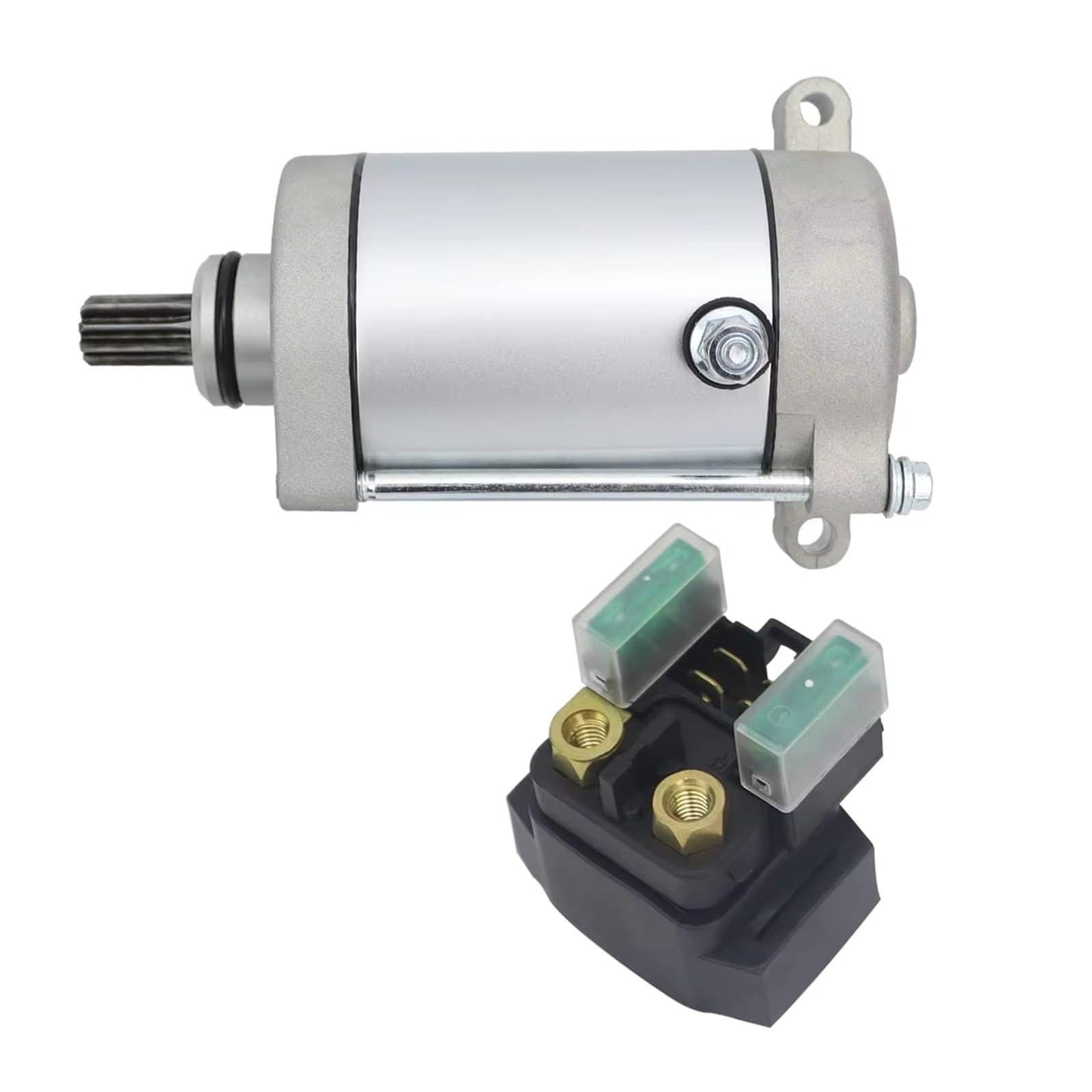 Motorrad Starter Motor Für Grizzly 400 450 660 02-10| Für Kodiak 400 450 00-06| Für Wolverine 450 06-10|Für Rhino 450 660 04-06 Anlasser & Relais Elektro Anlasser von IUKMR