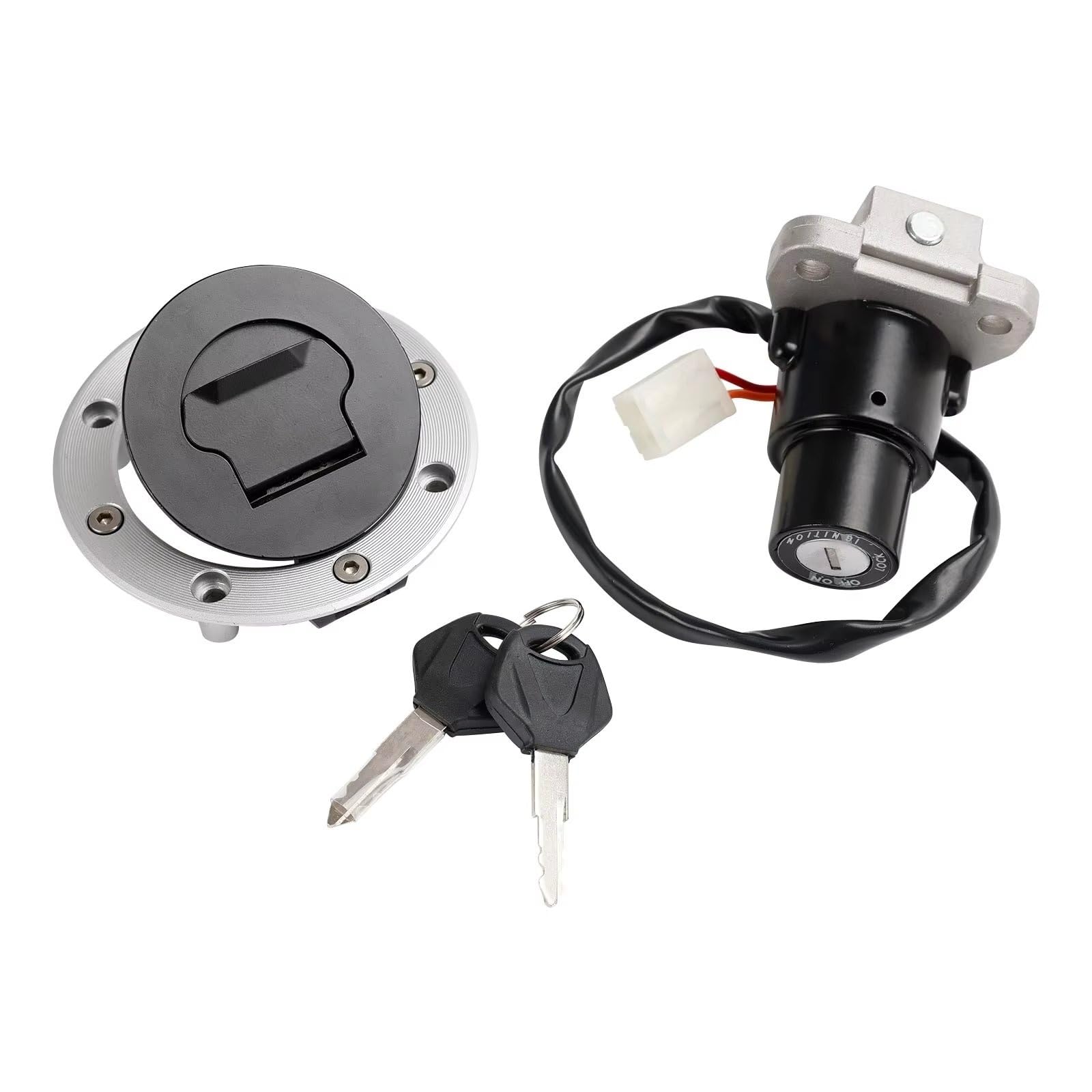 Motorrad Zündschloss Für Hyosung Für GT125R Für GT250R Für GD250R Für GT650R Für GT650S Für GT 125R 250R 650R Schalter Lenkung Tank Lock Set Motorrad Zündschalter von IUKMR