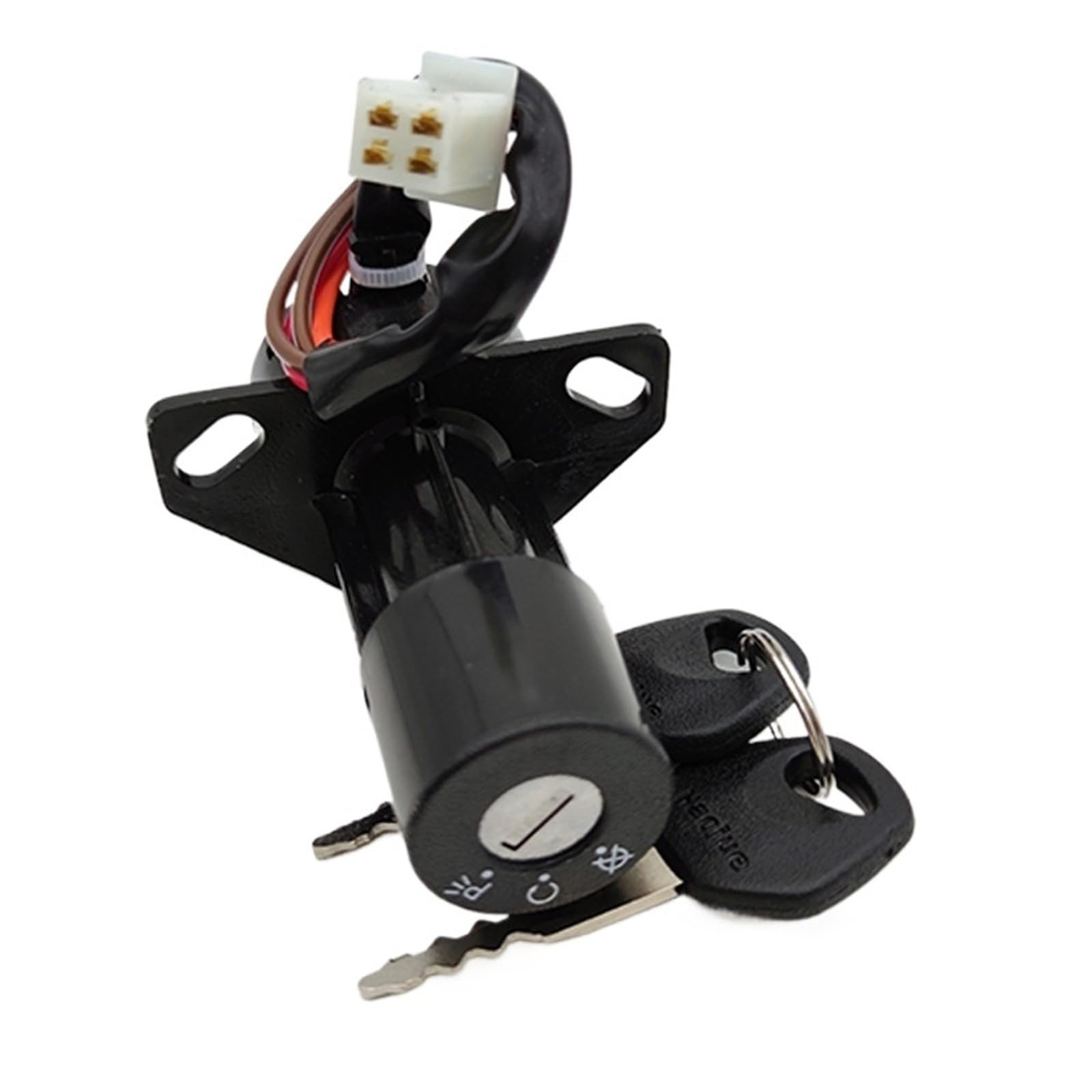 Motorrad Zündschloss Für Suzuki 4Draht 6 Draht Tankdeckel Abdeckung Schlösser Motorrad Zündschlüssel Set Motorrad Zündschalter(Switch 6 Wires) von IUKMR